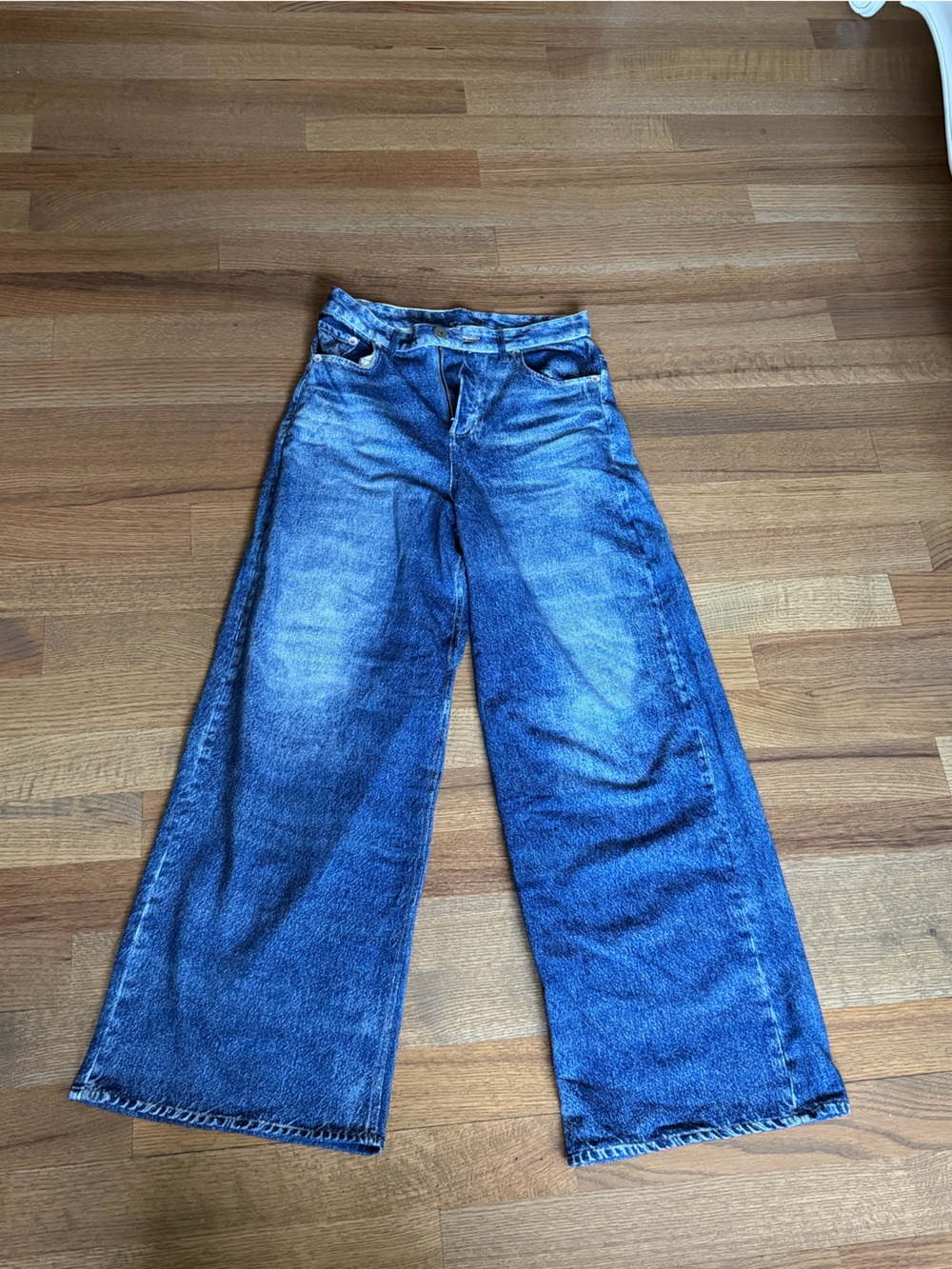 Classic Blue Denim sweatpant Jeans